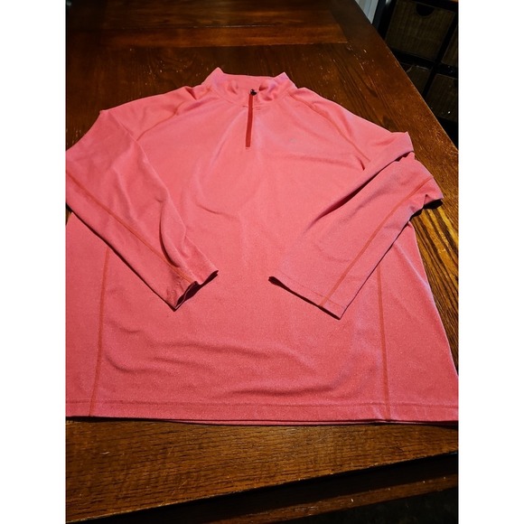 UNTUCKiT Quarter Zip Sweatshirt Pullover Red Size X-Large Collared Layering(A864 - Picture 4 of 8